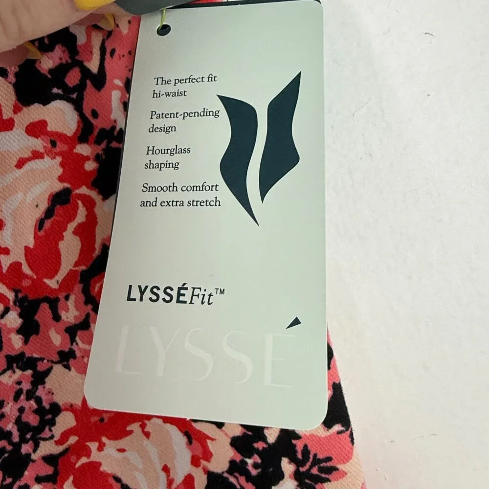 NWT Lysse High Waist Stretch Floral Print Ankle Pants Bold Garden Size XS NEW - Picture 5 of 10